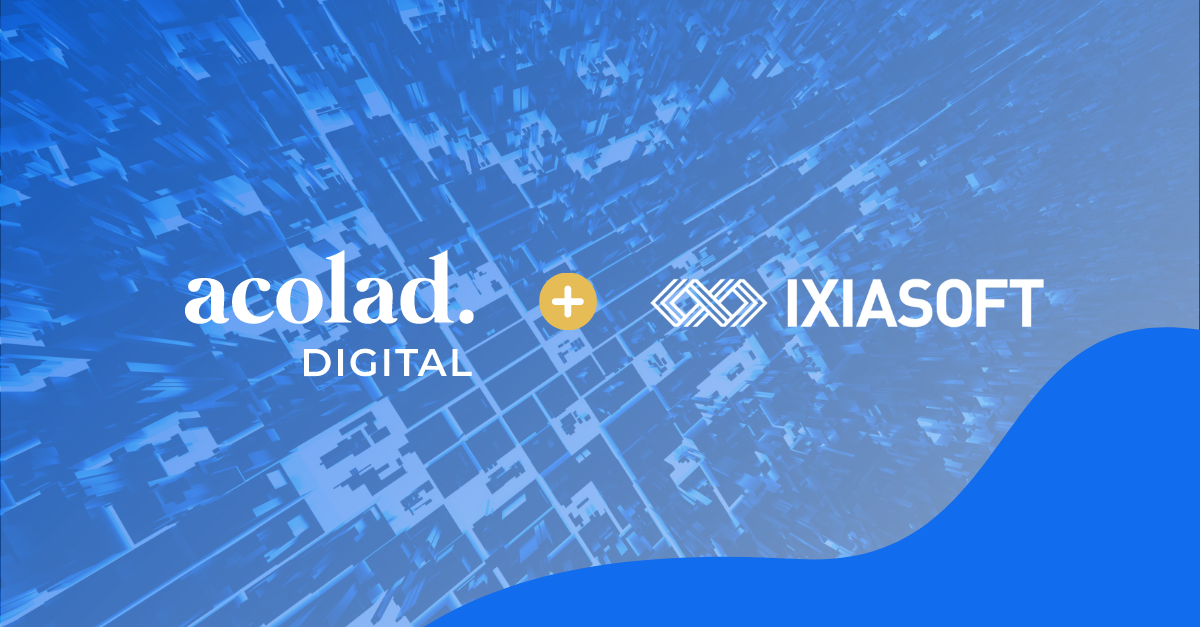 Acolad Digital partners with IXIASOFT