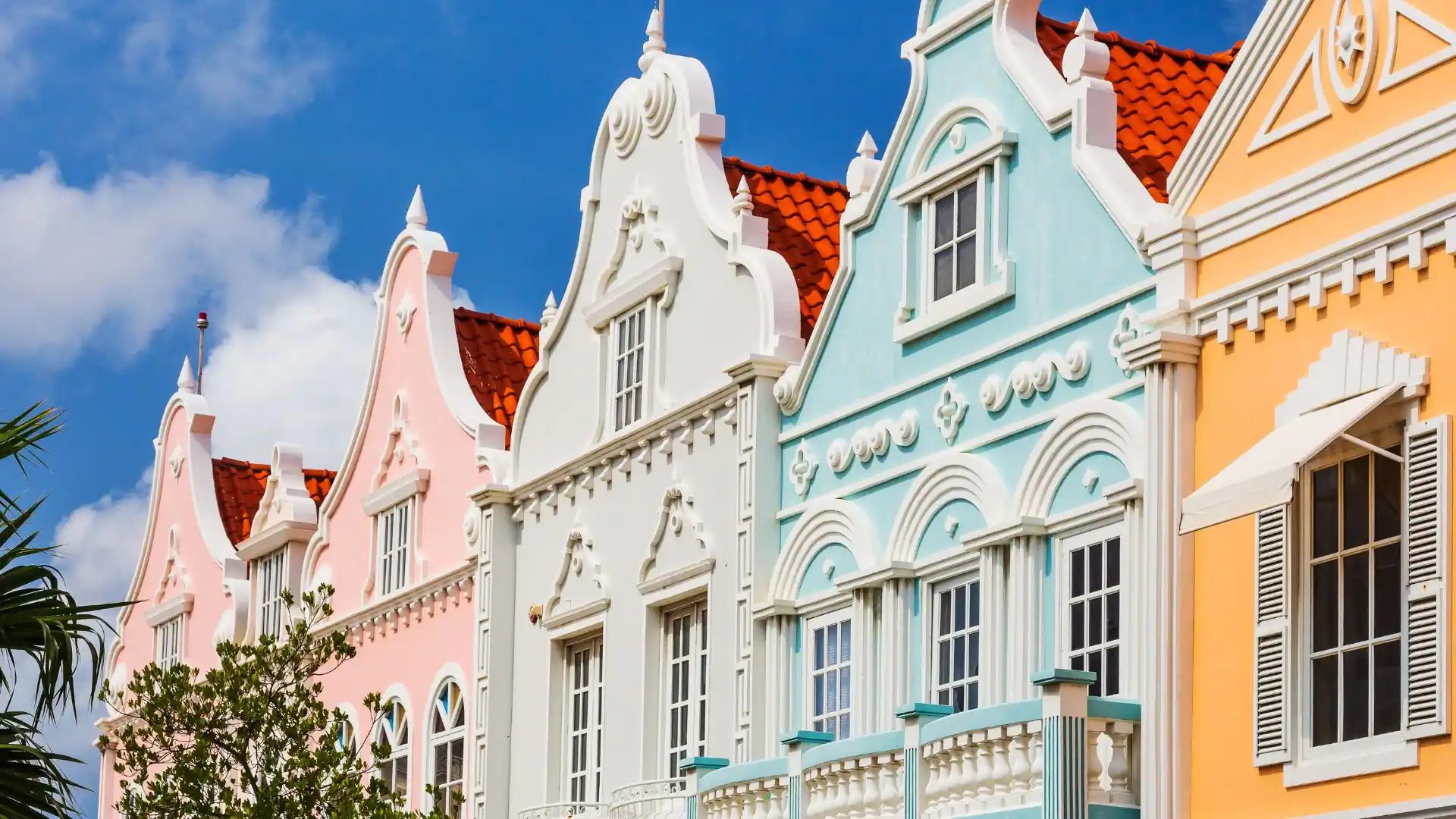 colorful Dutch architecture