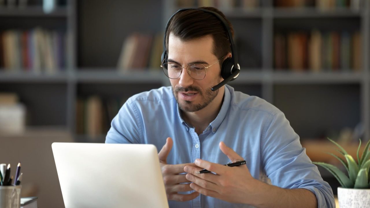 man-headset-office-office