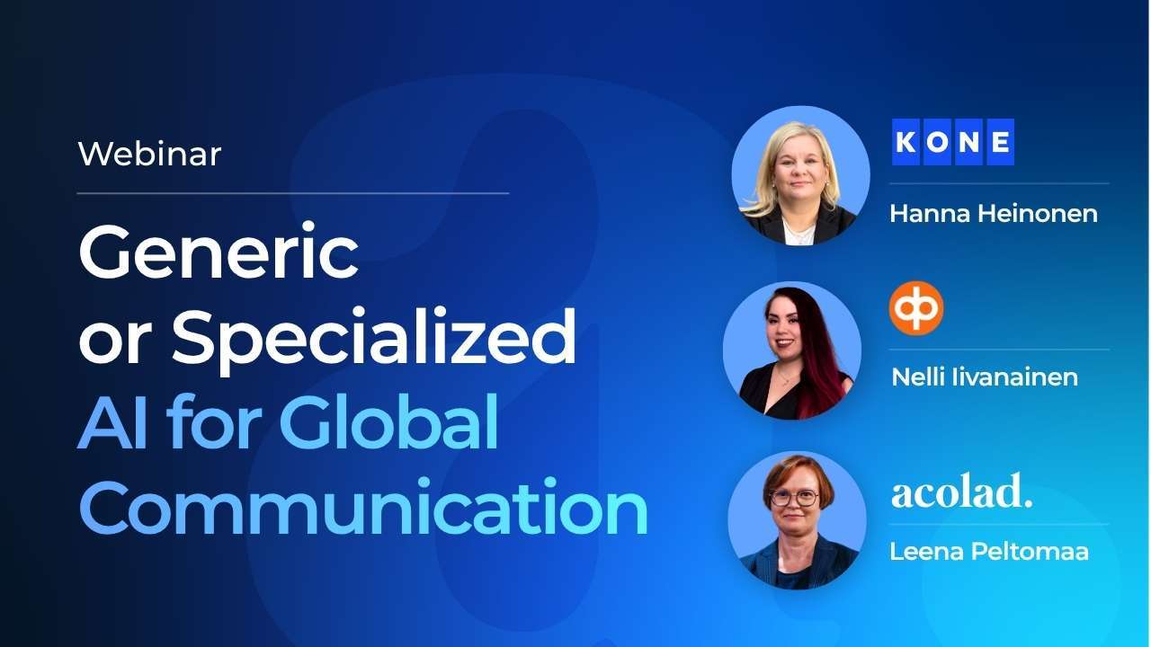 Generic or Specialized AI for Global Communication