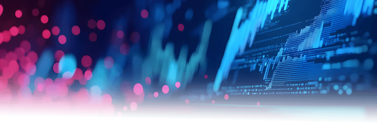 abstract concept of ai data glowing from screen in soft blue and magenta fragments abstract concept of ai data glowing from screen in soft blue and magenta fragments