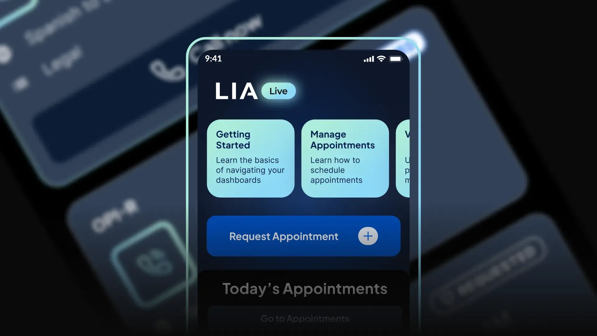 lia live screens for AI interpreting