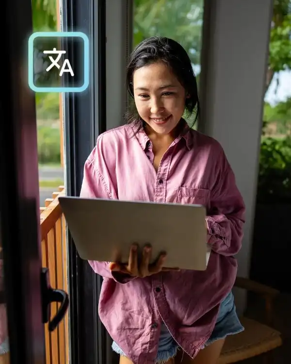 freelancer working from home