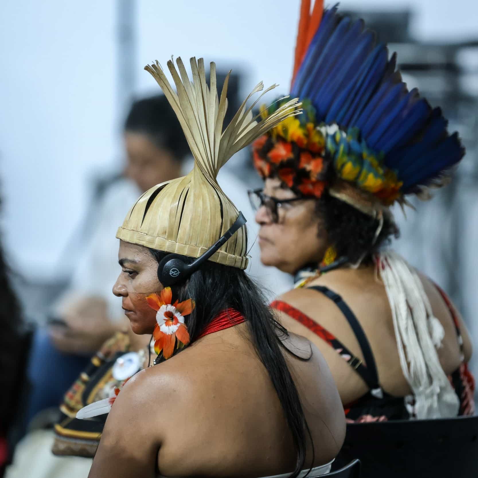 people listening to delegates at COP30 - Photo by IISD/ENB | Mike Muzurakis