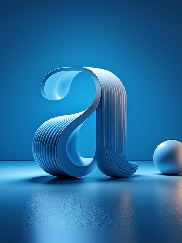 "a." stilizzata blu dal logo Acolad