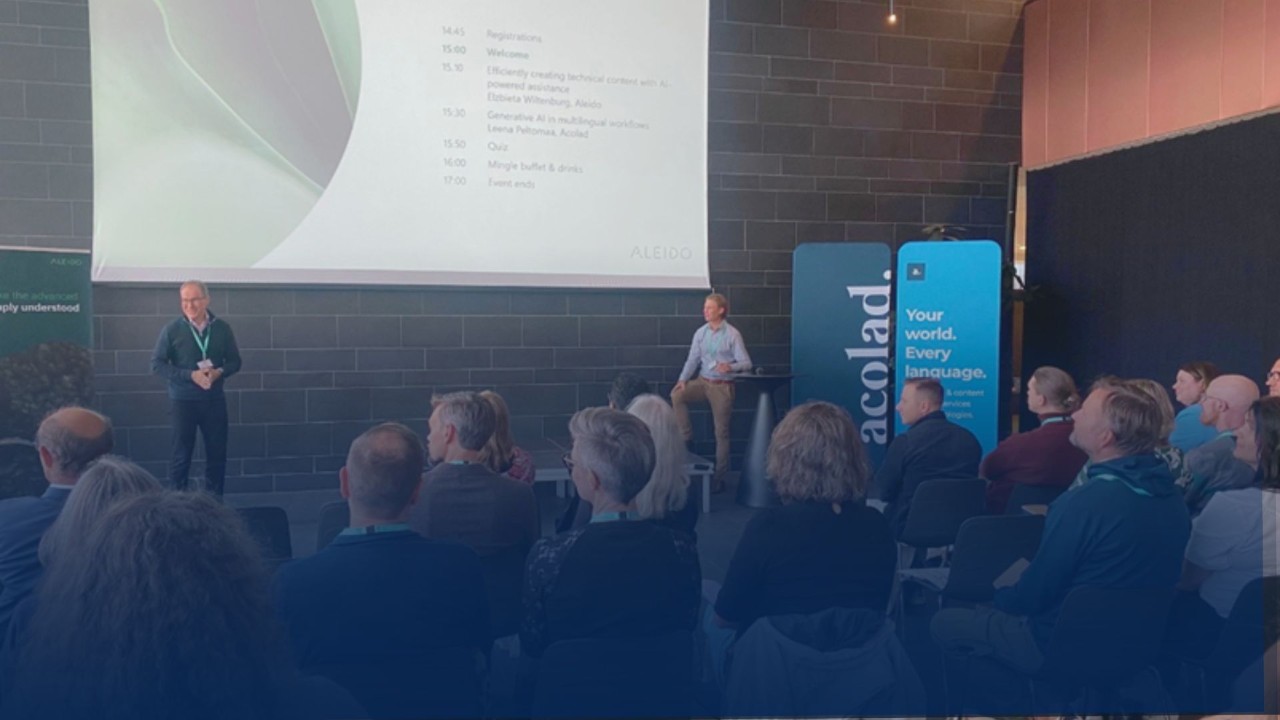 Acolad en Aleido over de manier waarop AI technisch schrijven en vertalen stroomlijnt