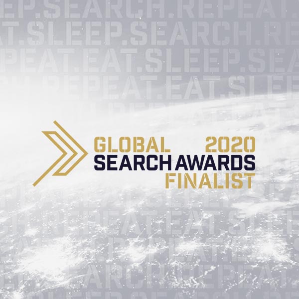 Finalista dos Global Search Awards 2020