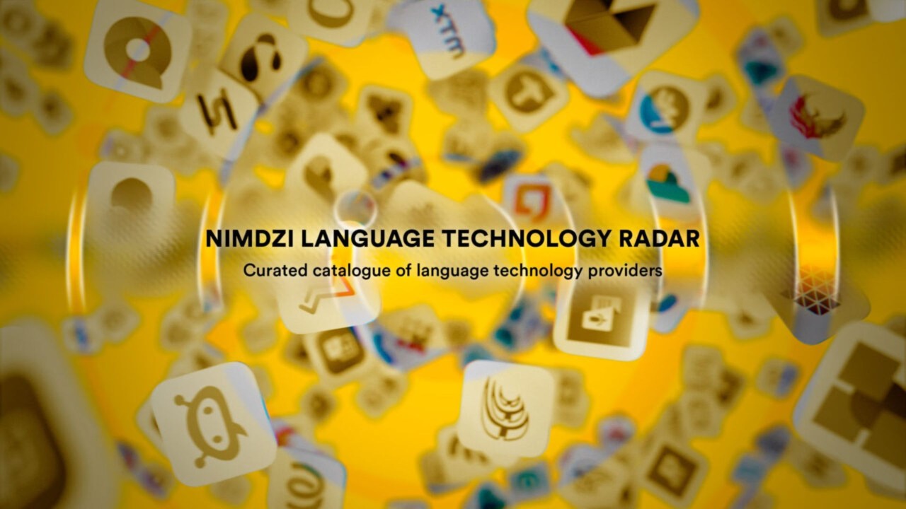 Logotyp för Nimdzis Language Technology Radar